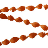 Oranje Crepe Papier Slinger 24m